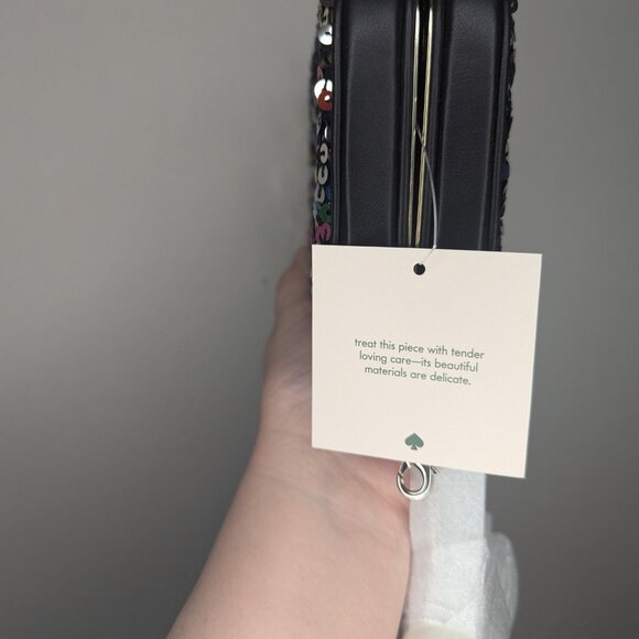Kate Spade - Tonight Sequins Framed Crossbody Clutch NWT - Picture 3 of 8